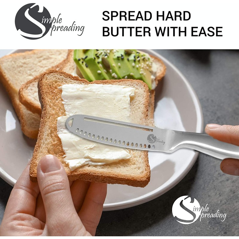 Simple preading Magic Butter Knife Spreader and Curler - Complete