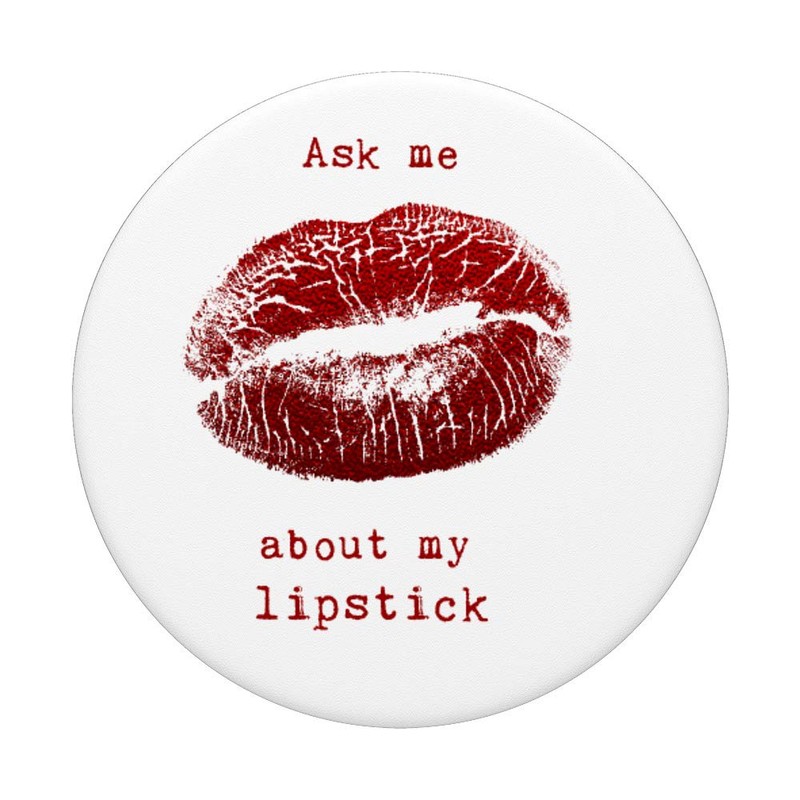 Ask Me About My Lipstick Lip Boss Red Lips