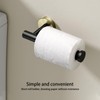 AULLEND Toilet Paper Holder Wall Mount, Bathroom Tissue Holder Paper