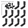 22Pcs 2020 Series Aluminum Extrusion Connectors, CLAHJQX Aluminum Extrusion T-Slot
