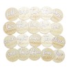 Wooden 3D Monthly Milestone Discs for Baby Photos (20 pcs