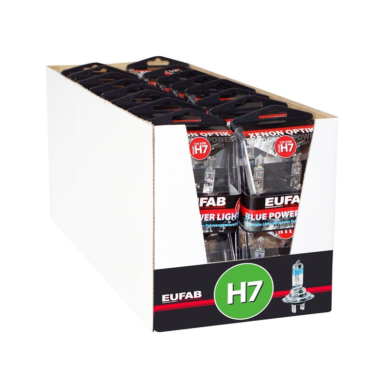 EUFAB 13391 White Power Light 12 V 55 W H7