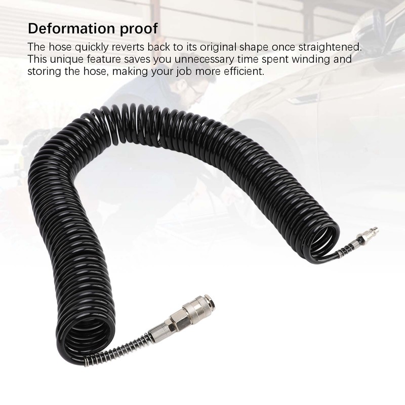Recoil Air Hose 12m Tangling Resistant Recoil Air Compressor Hose