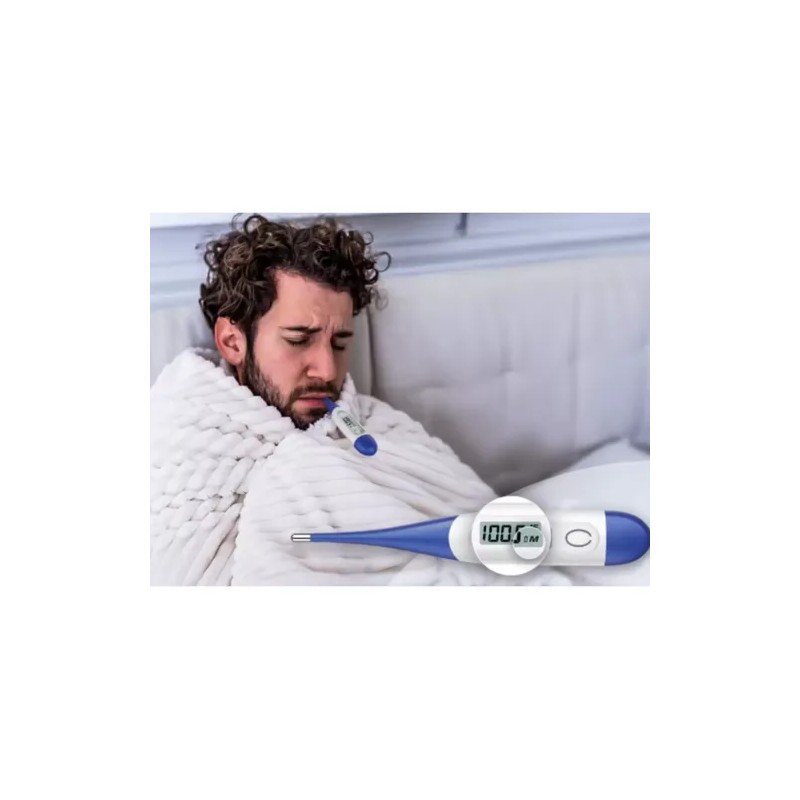 12pz Termómetro Digital Flexible Impermeable 100 Seguro