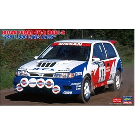 Hasegawa 1/24 Nissan Pulsar (RNN14) GTI-R 1991 1000 Lake Rally Plastic Model 20605