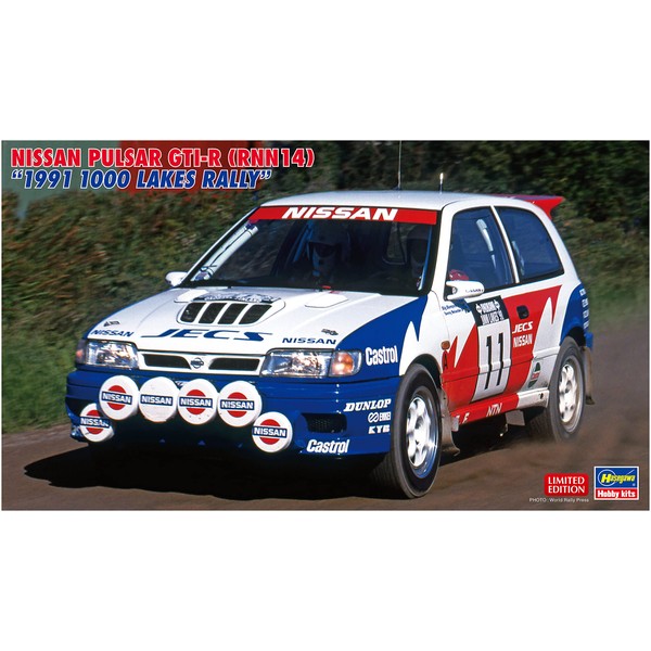 Hasegawa 1/24 Nissan Pulsar (RNN14) GTI-R 1991 1000 Lake Rally