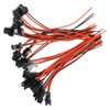 DEVMO 10 Pairs 15cm Long JST SM 2Pins Plug Male
