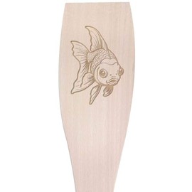 Large 'Gold Fish' Wooden Cooking Spatula (SA00021048)
