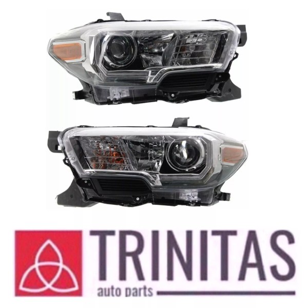 . For SET 2016 2017 2018 2019 Tacoma Headlights Headlamps