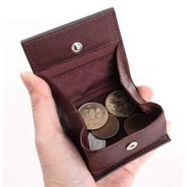 Boosters Minerva Box, Coin Purse, Men's, Box-shaped, Leather, Genuine Leather, Small, Napoli