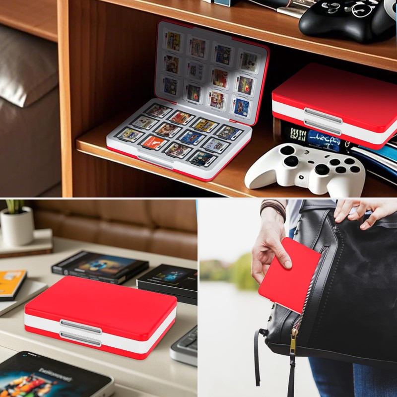 Homgaty 3DS Soft Case, 48 Pieces, 3DS/DS Compatible, 3DS Cassette