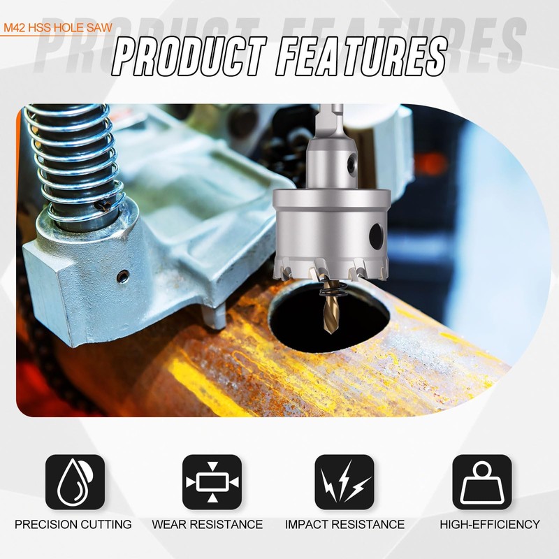 CoCud 2-5/16" 59mm Hole Saw Tungsten Carbide TCT Hole Cutter