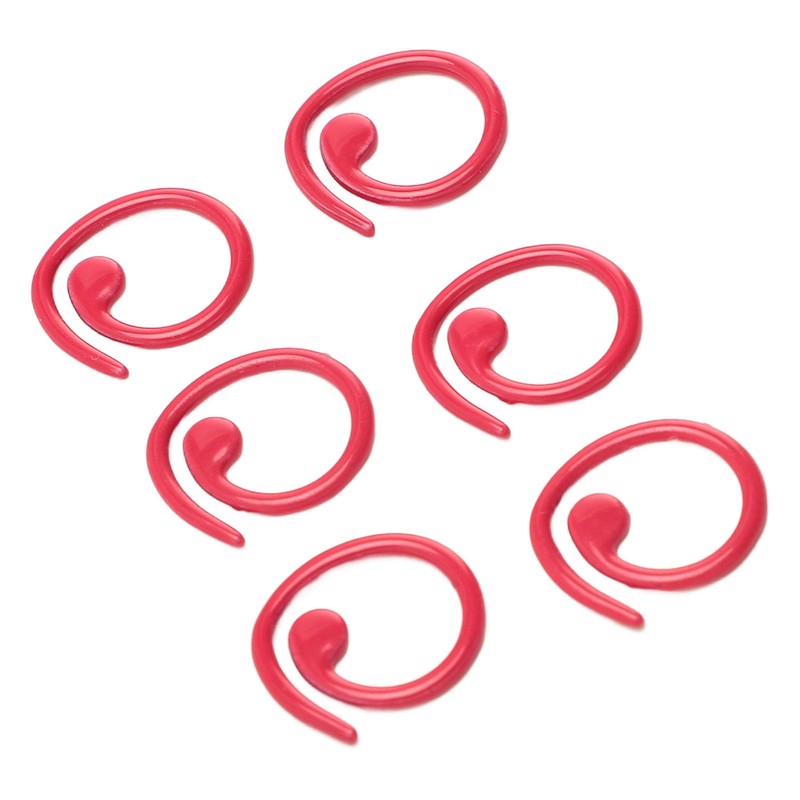 50PCS Metal Stitch Markers Spiral Markers Multifunctional Crochet Locking Hooks
