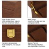 Wooden Watch Case 2 Slot Clamshell Watch Storage Box Organizer