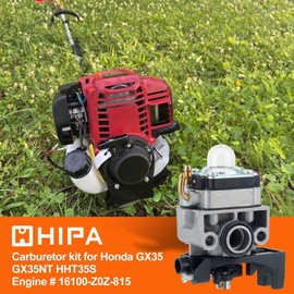 Hipa GX35 Carburetor For Honda FG110 Tiller GX 35 GX35NT 4 Stroke Engine HHT35S Trimmer Replace 16100-Z0Z-815 16100-Z0Z-034 With 17211-Z0Z-000 Air Filter