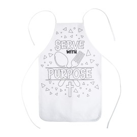 Fun Express Color Your Own Food Truck VBS Aprons - VBS Vacation Bible School Supplies/Decor - 12 Pieces
