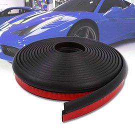 Terisass Car Door Seal Strip Z-Shape 4M Car Truck Door Window Seal Weather Strip Vehicle Rubber Seal Hollow Weather Strip Moulding Trim Universal