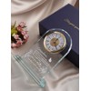 WINTAIM Grandma Glass Clock Gift from Granddaughter or Grandson -