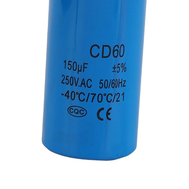 CD60 Capacitor Universal Microfarad Start Run Motor Capacitor with 250V