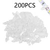 Runseaway 100Pcs LED Strip Light Mounting Brackets, Transparent One-Side Fixing