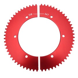 Universal Split Sprocket 35 Chain 64 Teeth Split Rear Sprocket Replacement for 212 196 6.5HP 7.0HP Mini Bike Go Kart Split Sprocket