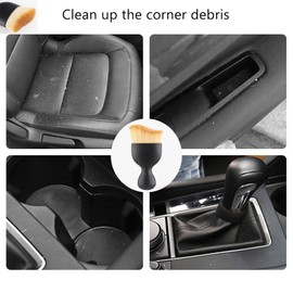 BoxCheer Interior Detailing Brush - Soft Bristle Car Cleaning Brush, Auto Detail Brush, Dash Duster & Dusting Tool for Car Interior Cleaning