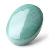 LAIDANLA Green Aventurine 2.4" Large Palm Stone Healing Crystals Natural