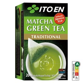 ITO EN Matcha Green Tea, Traditional, Tea Bags (20 Count)