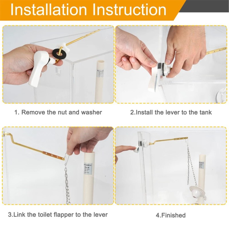 American Standard Universal Side Mount Toilet Handle Tank Flush Lever