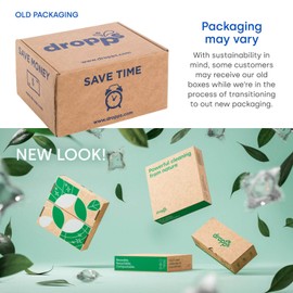 Dropps Dishwasher Detergent Pods: Lemon | 120 Count | Sparkling Shiny Dishes | Powers Away Baked On Food | Deep Cleans No Pre-Wash | Powered by Natural Mineral-Based Ingredients | Low Waste Packaging