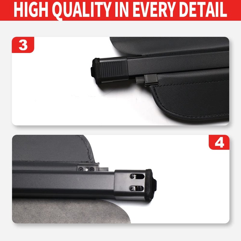 Marretoo for Lexus RX270 RX350 RX450H Cargo Cover 2010 2011