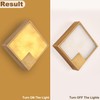 HOMLUCE Alabaster Wall Sconce, Natural Marble Wall Light, Modern LED