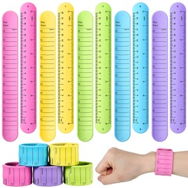 Chuangdi Silicone Nurse Slap Bracelet Reusable Wearable Notepad Wristband Waterproof to Do List Memo Wrist Band Writable Erasable Strap for Planner Reminder(Bright Colors,5 Pieces)
