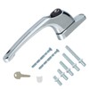 [FIXINGS DIRECT] Universal Espag UPVC Window Handle Lockable Multi-Spindle (3