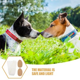 HANABASS Dog Ear Stand Sticker Up Support Tool, Dandelion Dog Ear Posting Kit, Puppy Ear Support Ear Erector Fixed Correction Vertical Dog Ear Standing Holder Tape 2 Pairs