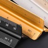 Architectural Ruler Aluminum Triangle Metric Scales 1:20 1:25 1:50 1:75