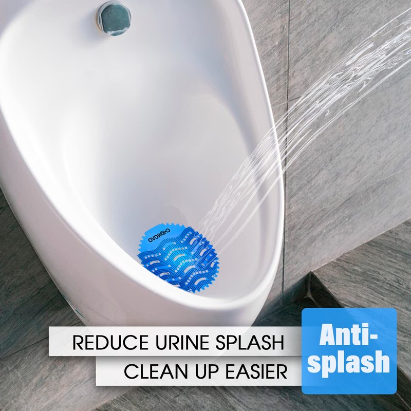Urinal Screen Deodorizer,12 Pack Urinal Cakes Bulk Scented Anti-Splash Urinal