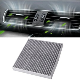 smilfuy Car Fresh Breeze Cabin Air Filter Replacement, Premium Air Filter Includes Activ