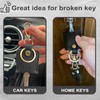 KARENSKEYS Leather Key Sleeve, Broken Car Key Loop Replacement, Stylish