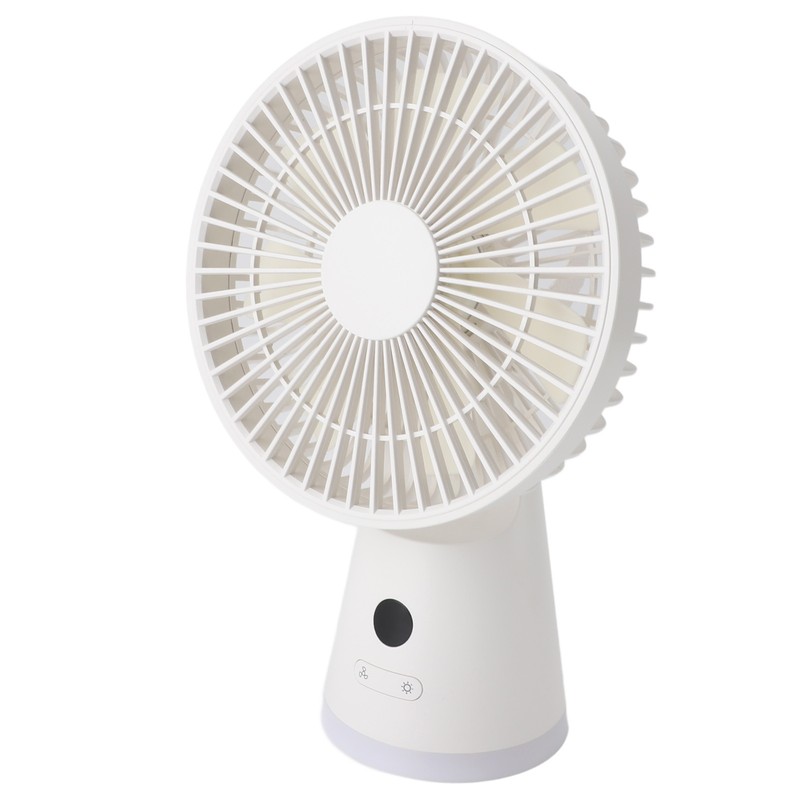 Desktop Fan Portable 5 Speed Power Display Quiet USB Rechargeable