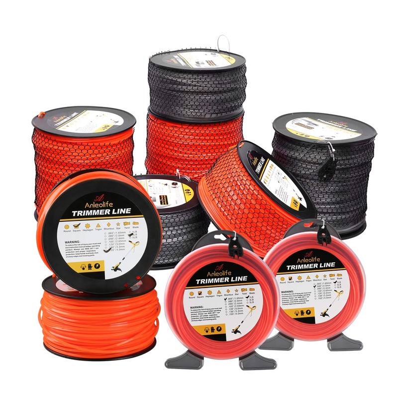 A ANLEOLIFE 3-Pound Commercial Square .155-Inch-by-280-ft String Trimmer Line in