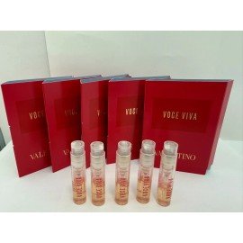 VALENTINO VOCE VIVA EDP 1.2ml .04fl oz x 5 PERFUME SPRAY SAMPLE VIALS