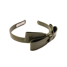 Violet and Brooks Bow Headband for Women, Girls - Olive