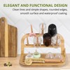 Bamboo Baby Bottle Drying Rack - Space Saving Bottle Dryer