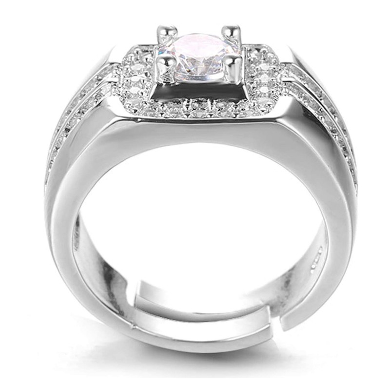 Halukakah Gold Diamond Ring Iced Out, Men's 18 Carat Real