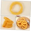 KOMBIUDA 10Pcs Realistic Faux Squid Rings Simulation Food Decoration for