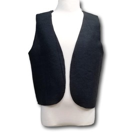 Kids Peasant Costume Vest (Medieval, Colonial, Pirate) Fits Kids 4-16 (Big Kids 10-16y, Tan)