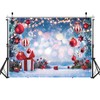 LYCGS 8X6ft Christmas Backdrop Winter Dream Wonderland Photo Backdrop Xmas