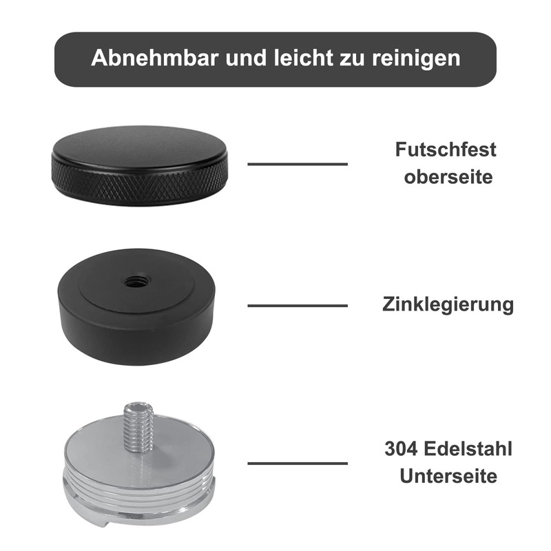 Distributor 304 Stainless Steel Leveler 53mm Ground Coffee Level Tool