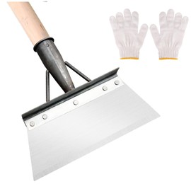 Multifunctional Cleaning Shovel, Multi-Functional Outdoor Garden Cleaning Shovel, Stainless Steel Cleaning Garden Shovel Flat Shovel, Garden Scraper for Weeds and Moss,Farm Weeding Remover Tool